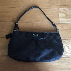 Small Black Coach signature bag
